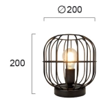 Lampa stołowa SALVE LNV0041124 Lunaveri