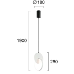 Lampa wisząca CRATI LNV0042924 Lunaveri