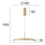Lampa wisząca BURANO LNV0043034 Lunaveri