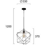 Lampa wisząca MODA LNV0043914 Lunaveri