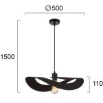 Lampa wisząca FELICE LNV0044034 Lunaveri