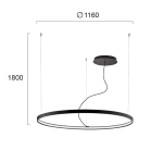 Lampa wisząca TRENTE LNV0044224 Lunaveri