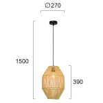 Lampa wisząca OPERA LNV0048224 Lunaveri