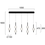 Lampa wisząca MILAZZO LNV0050334 Lunaveri