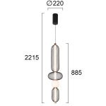 Lampa wisząca CATANIA LNV0051134 Lunaveri