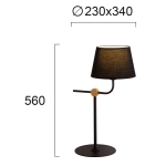 Lampa stołowa ACERO LNV0051224 Lunaveri