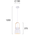 Lampa wisząca DIRE LNV0051324 Lunaveri