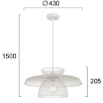 Lampa wisząca CHIAMI LNV0054034 Lunaveri