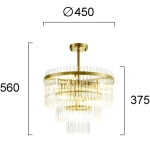 Plafon FIESO LNV0054134 Lunaveri
