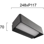 Kinkiet zewnętrzny ALVERO LNV0055524 Lunaveri