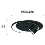 Lampa sufitowa GARBARE LNV0055624 Lunaveri
