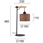 Lampa stołowa CAME LNV0057034 Lunaveri