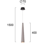 Lampa wisząca STESSO LNV0057724 Lunaveri