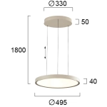 Lampa wisząca NIVES LNV0059234 Lunaveri