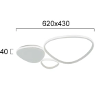 Plafon BELLUNA LNV0061034 Lunaveri
