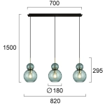 Lampa wisząca ILLARIO LNV0064924 Lunaveri