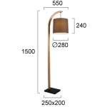 Lampa podłogowa AVOLON LNV0065034 Lunaveri