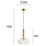 Lampa wisząca ISMERA LNV0065224 Lunaveri