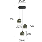 Lampa wisząca MODI LNV0065434 Lunaveri