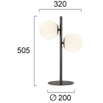 Lampa stołowa AREZZO LNV0066134 Lunaveri