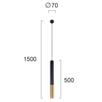 Lampa wisząca DESTRA LNV0066324 Lunaveri