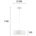 Lampa wisząca EVELIA LNV0067224 Lunaveri