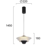 Lampa wisząca LEDRAR LNV0068034 Lunaveri