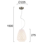 Lampa wisząca OLBIA LNV0069334 Lunaveri