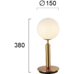 Lampa stołowa GELSA LNV0069524 Lunaveri