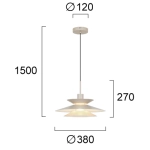 Lampa wisząca SORANO LNV0071534 Lunaveri