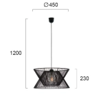 Lampa wisząca SCUOLA LNV0073024 Lunaveri