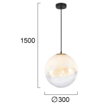 Lampa wisząca ENORME LNV0073134 Lunaveri