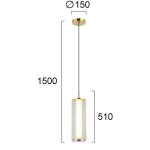 Lampa wisząca ASSISI LNV0074924 Lunaveri