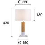 Lampa stołowa LUCCICA LNV0075034 Lunaveri