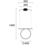 Lampa wisząca FIORENZA LNV0075234 Lunaveri