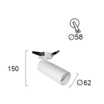 Lampa sufitowa DIAMANTE LNV0075814 Lunaveri