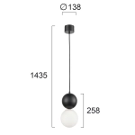 Lampa wisząca REGGIA LNV0076324 Lunaveri