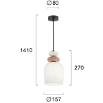 Lampa wisząca TRIESTO LNV0076434 Lunaveri