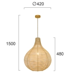 Lampa wisząca TENER LNV0077224 Lunaveri