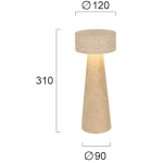 Lampa stołowa FUGLORA LNV0077334 Lunaveri