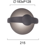 Kinkiet zewnętrzny GIAUDI LNV0078924 Lunaveri
