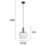 Lampa wisząca TERRA LNV0082234 Lunaveri