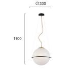 Lampa wisząca CAGLIA LNV0083903 Lunaveri
