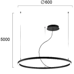 Lampa wisząca TRENTE LNV0084424 Lunaveri