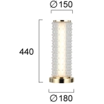 Lampa stołowa ASSISI LNV0084924 Lunaveri