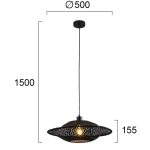 Lampa wisząca GUSTO LNV0085034 Lunaveri