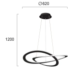 Lampa wisząca SESIA LNV0085324 Lunaveri