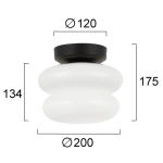 Lampa sufitowa PESA LNV0085434 Lunaveri