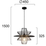 Lampa wisząca NOME LNV0086034 Lunaveri