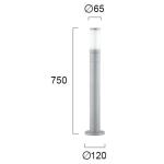 Lampa stojąca zewnętrzna LURANTO LNV0086304 Lunaveri